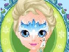 Baby Betty Frozen Face Painting