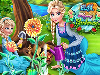 Elsa Mommy Gardening