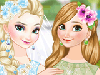 Bride Elsa and Bridesmaid Anna